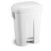 Derby - 60 Lt Bin With Pedal And White Lid